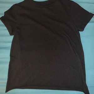 plain black t-shirt